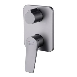 Встраиваемый смеситель для душа Lemark Bronx LM3728GM графит